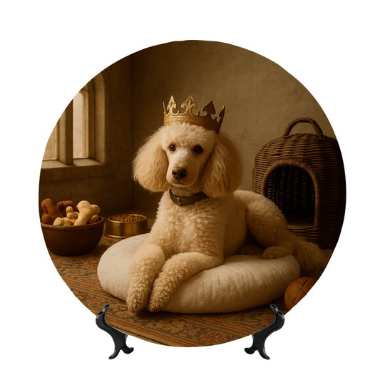 SPF Decorative Plate (Royal Collection) - Poodle