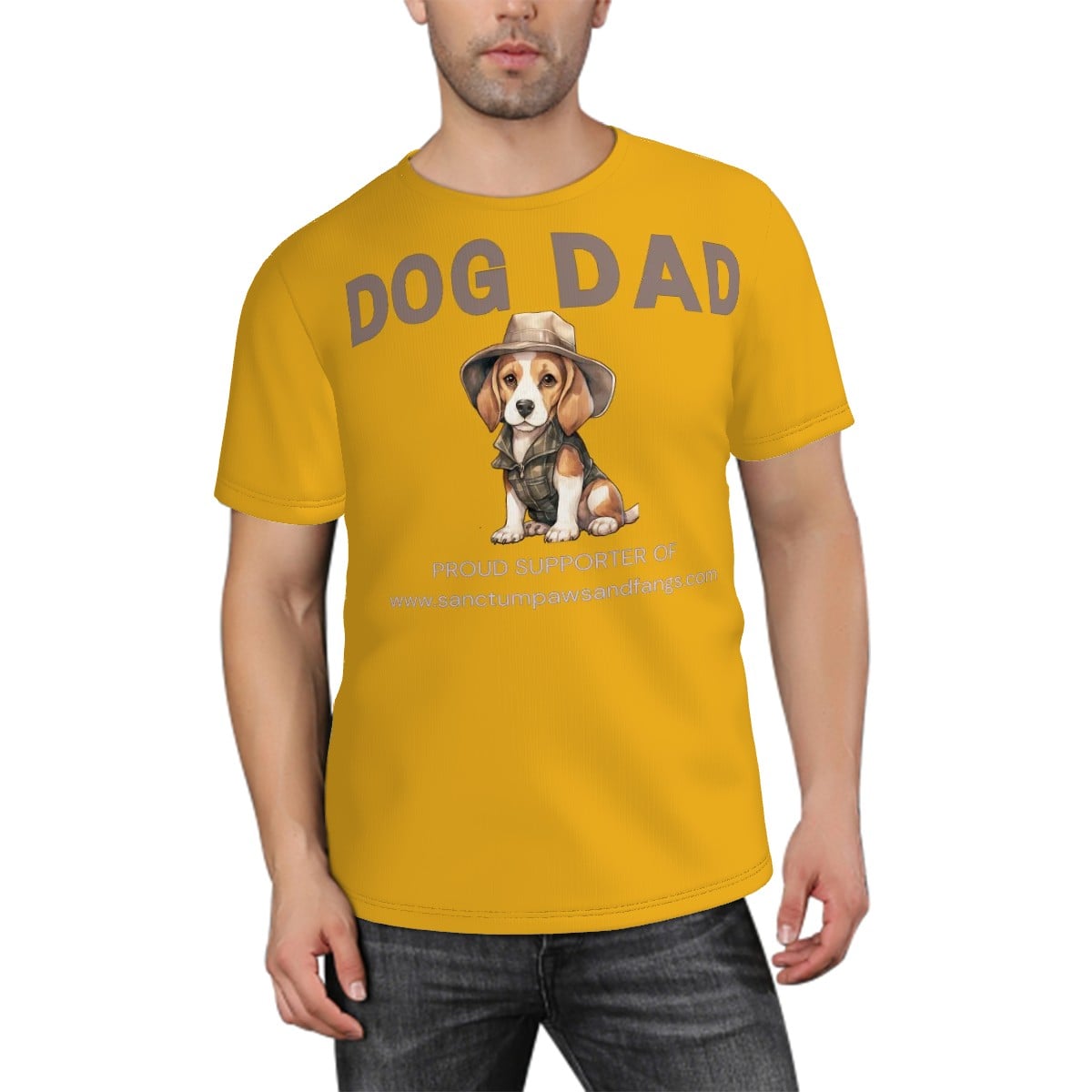 Dog Dad Yellow Tee