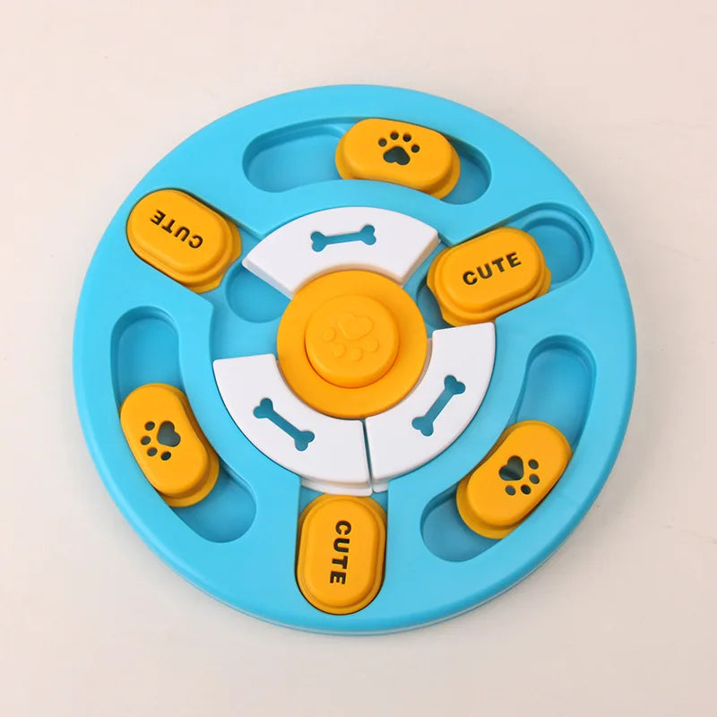 Interactive Dog Puzzle Feeder - Slow Eating Bowl for Cats and Dogs to Boost IQ and Enjoy Mealtime Fun!