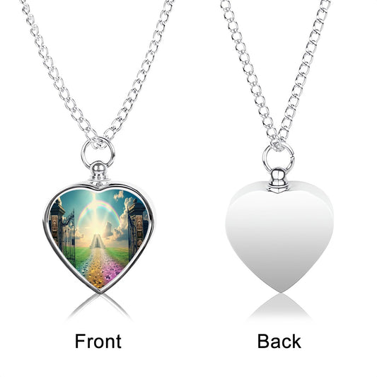 SPF Pet Ashes Necklace (Rainbow Bridge)