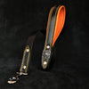 Premium Pet Guardian Gear: The "Eros" Black & Orange leash - Sanctum Paws and Fangs