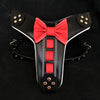 Premium Pet Guardian Gear: Bestia ''Bowtie'' leather harness - Sanctum Paws and Fangs