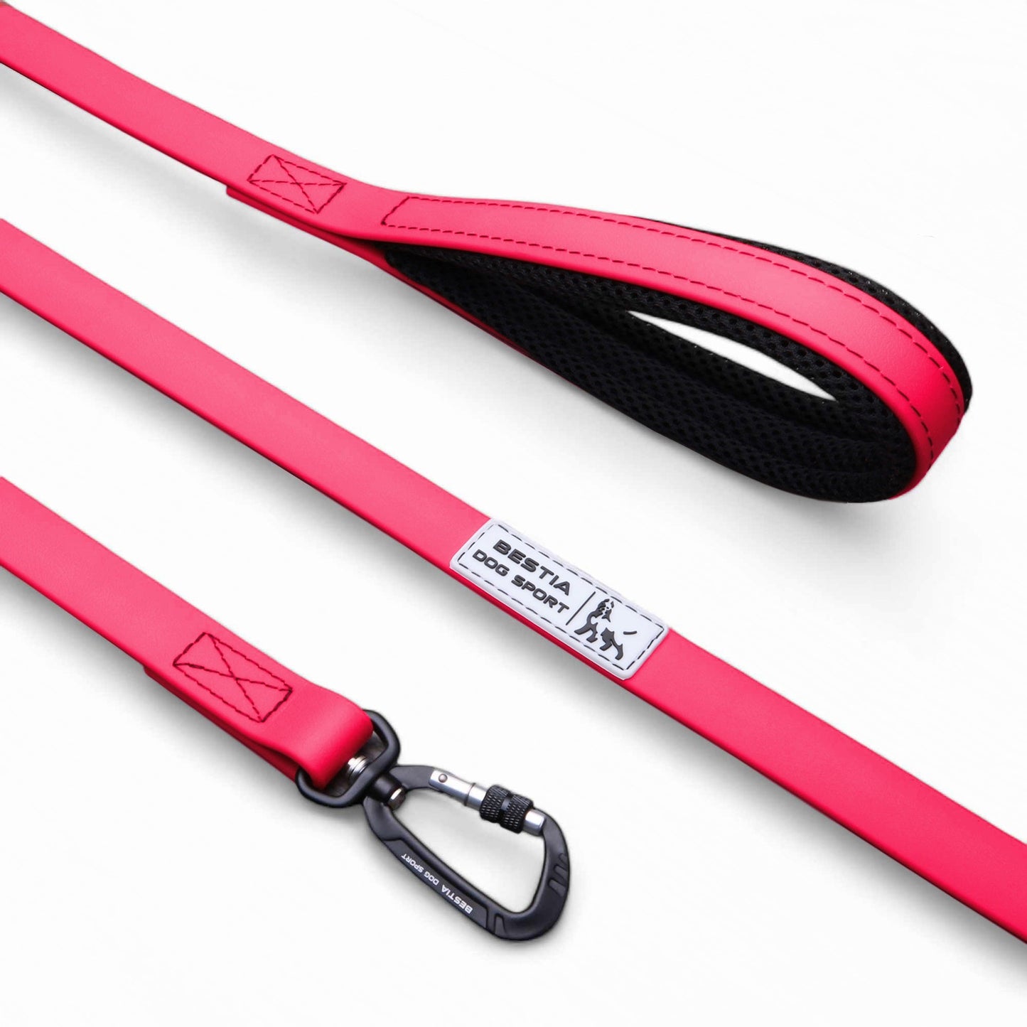 BESTIA DOG SPORT TACTICAL LEASH NEON PINK