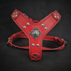 Premium Pet Guardian Gear: The ''Eros'' harness red Small to Medium Size - Sanctum Paws and Fangs