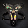 Premium Pet Guardian Gear: The ''Midas'' leather dog harness silver - Sanctum Paws and Fangs