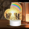 SPF Memorial Heart Acrylic Night Light (Rainbow Bridge)
