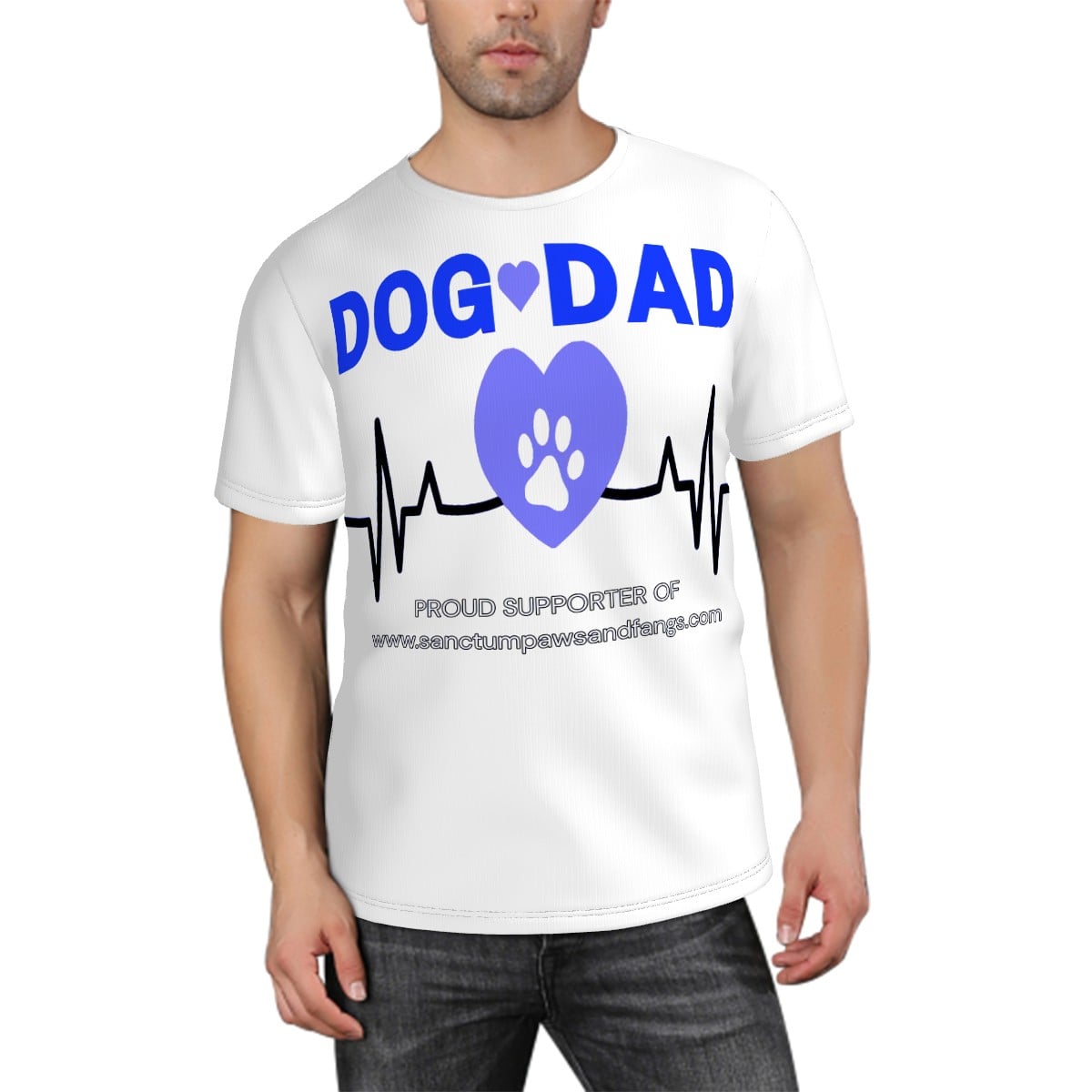 Dog Dad White Tee