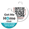 PetHub QR Pet ID Tag – Original Get Me Home Club