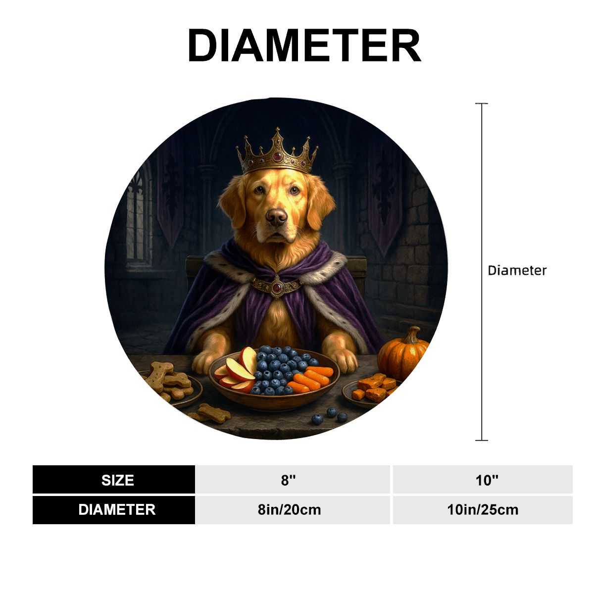 SPF Decorative Plate (Royal Collection) - Golden Retriever 2