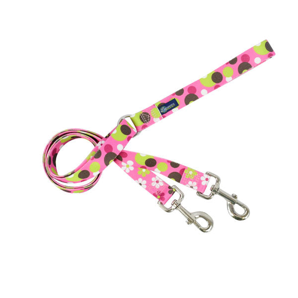Premium Pet Guardian Gear: Daisy Dot Double Connection Leash – EarthStyle - Sanctum Paws and Fangs