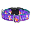 Premium Pet Guardian Gear: 1″ Nocturnal – Fox and Mushroom Essential Martingale Dog Collar - Sanctum Paws and Fangs