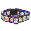 Premium Pet Guardian Gear: 1″ XOLO – Sugar Skull Essential Martingale Dog Collar - Sanctum Paws and Fangs
