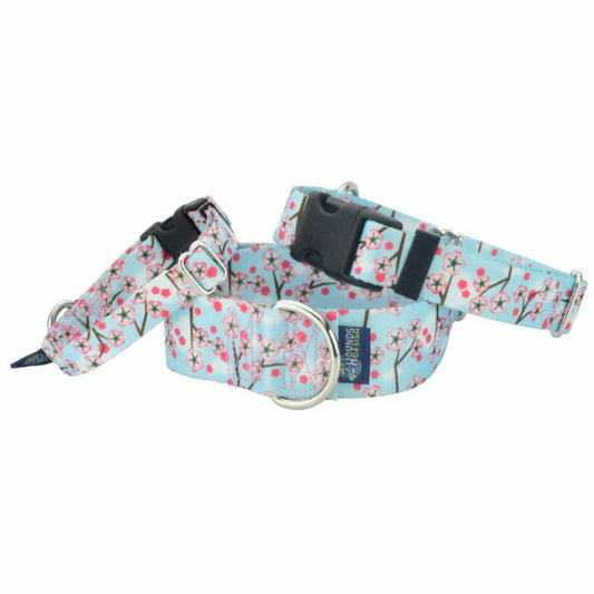 Premium Pet Guardian Gear: Cherry Blossoms Martingale Dog Collar – EarthStyle - Sanctum Paws and Fangs