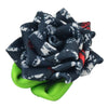 Premium Pet Guardian Gear: Collar Flower - Black and White Kisses - Sanctum Paws and Fangs