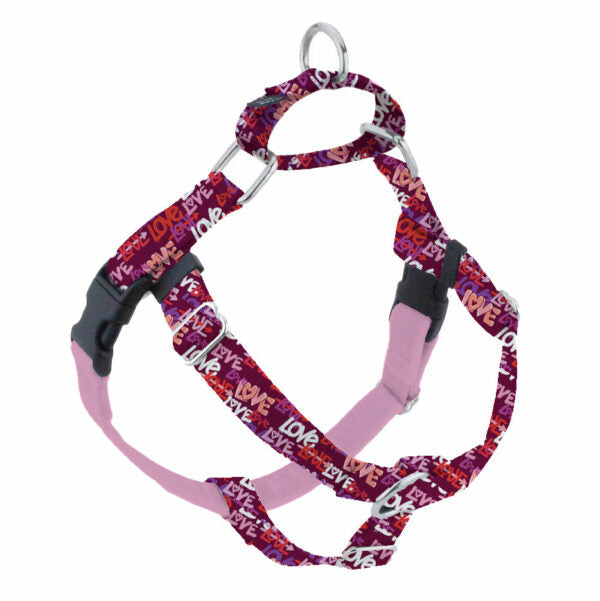 Love Graffiti Red Freedom No-Pull Dog Harness  Earthstyle