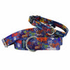 Premium Pet Guardian Gear: Love Graffiti Blue Buckle Martingale Dog Collar – EarthStyle - Sanctum Paws and Fangs