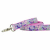 Premium Pet Guardian Gear: Hydrangea Velvet Dog Leash - Sanctum Paws and Fangs
