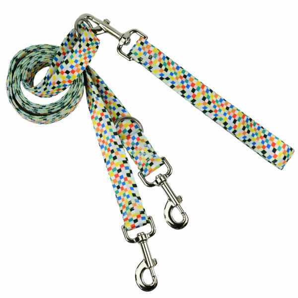 Indy Flag Double Connection Leash  EarthStyle