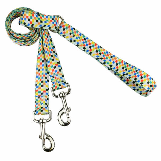 Indy Flag Double Connection Leash  EarthStyle