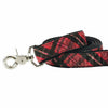 Premium Pet Guardian Gear: Classic Winter Plaid Velvet Dog Leash - Sanctum Paws and Fangs