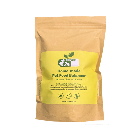 HOME-MADE PET FOOD SUPPLEMENT *For Raw Recipes WITH Bone*