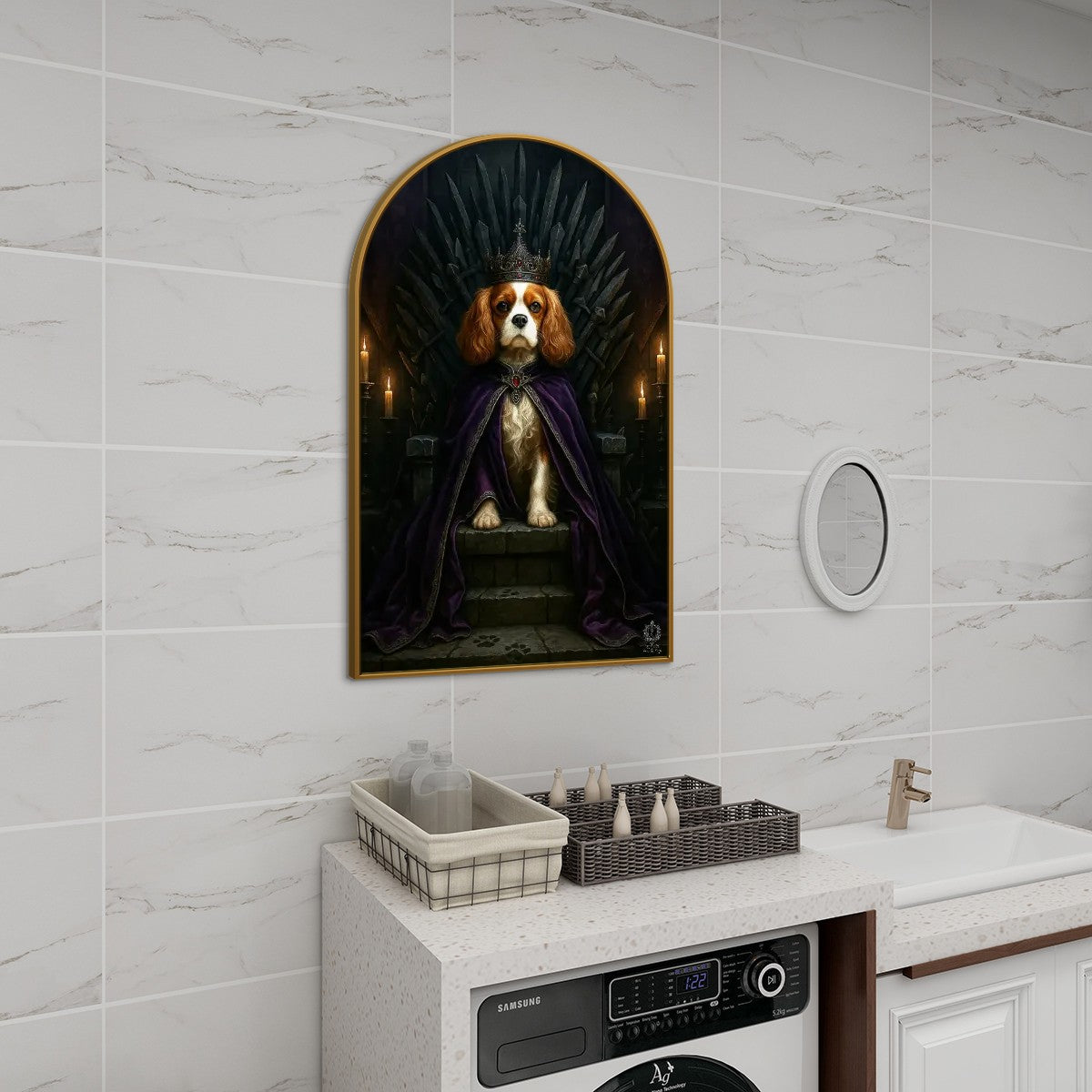 SPF Arched Canvas Prints Wall Art (Cavalier)