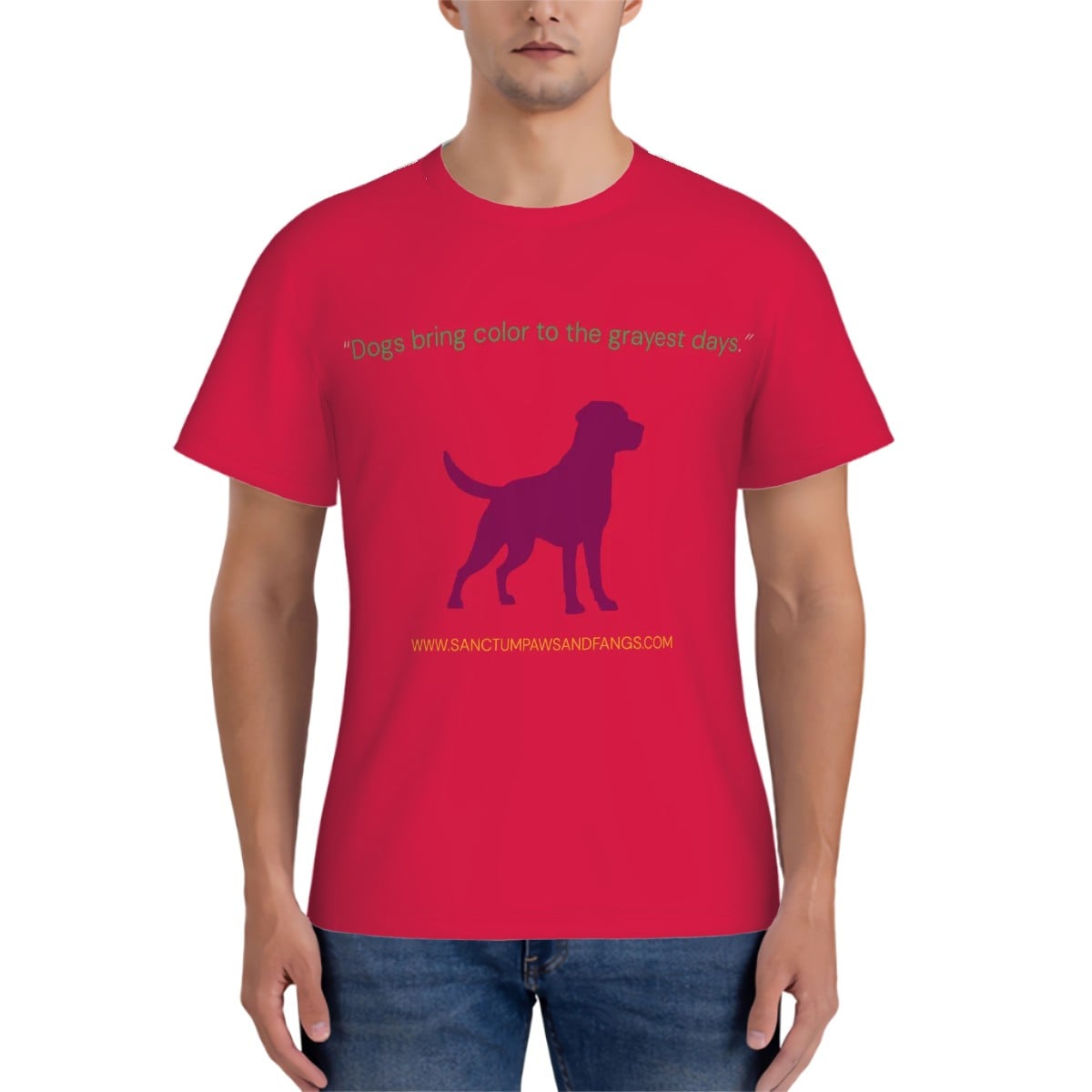 Dogs Bring Color Tee