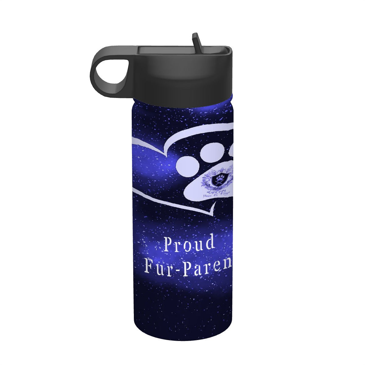 SPF Stainless Steel Vacuum Insulated Tumbler (18oz) Blue - Proud Fur-Parent