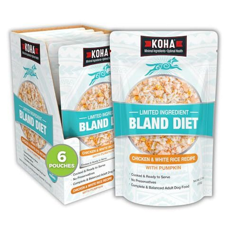 KOHA Limited Ingredient Bland Diet for Dogs and White Rice Recipe Chicken