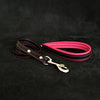 Premium Pet Guardian Gear: Black leather leash - Sanctum Paws and Fangs