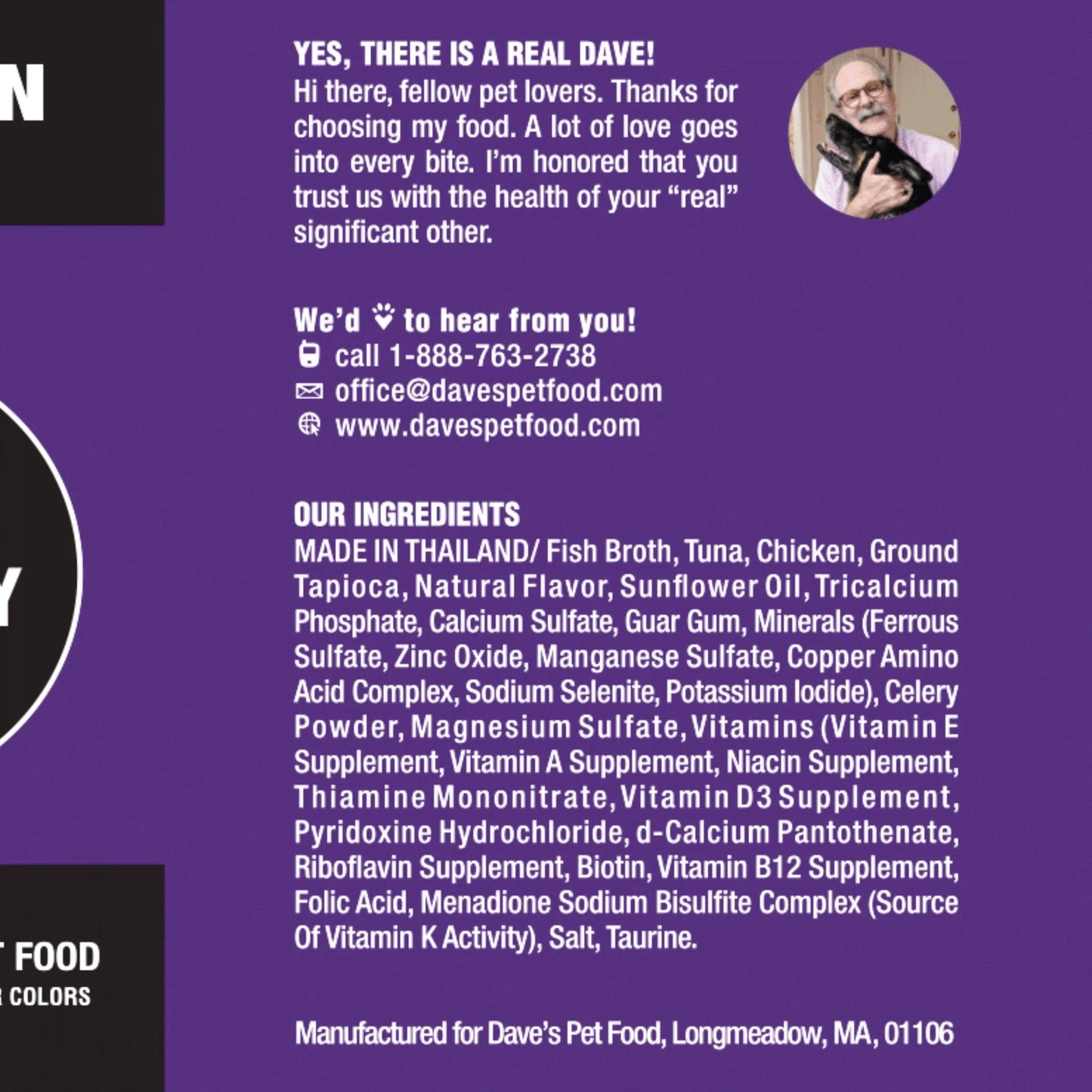 Dave's Cat Naturally Healthy Grain Free Tuna & Chicken (13oz)