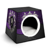 SPF Space Capsule Pet Bed - Purple & Black