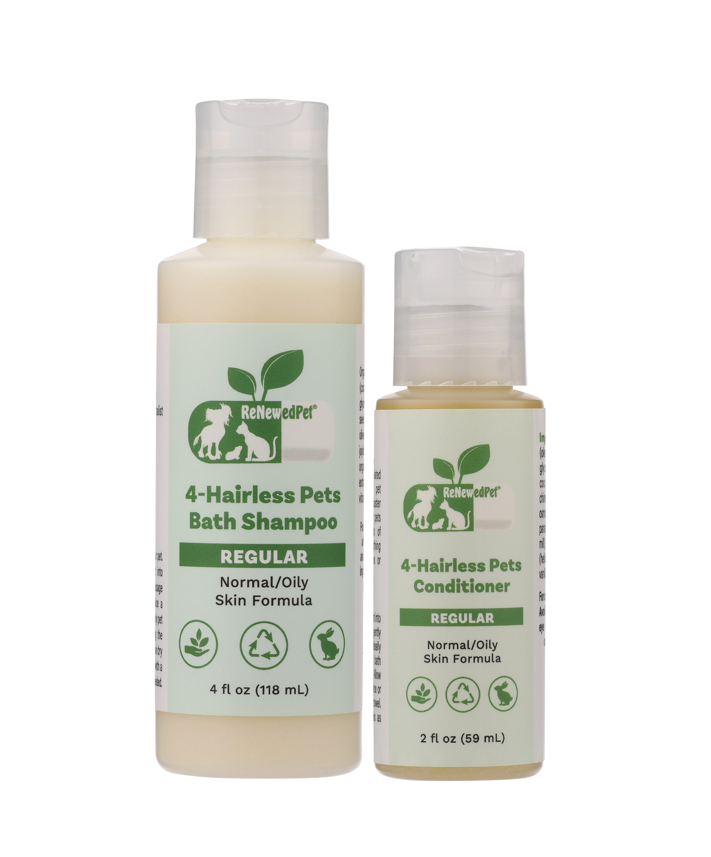 4-HAIRLESS PETS PETS REGULAR SHAMPOO & CONDITIONER