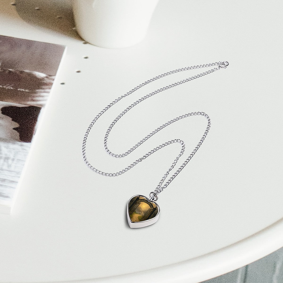 SPF Pet Ashes Necklace (Rainbow Bridge)