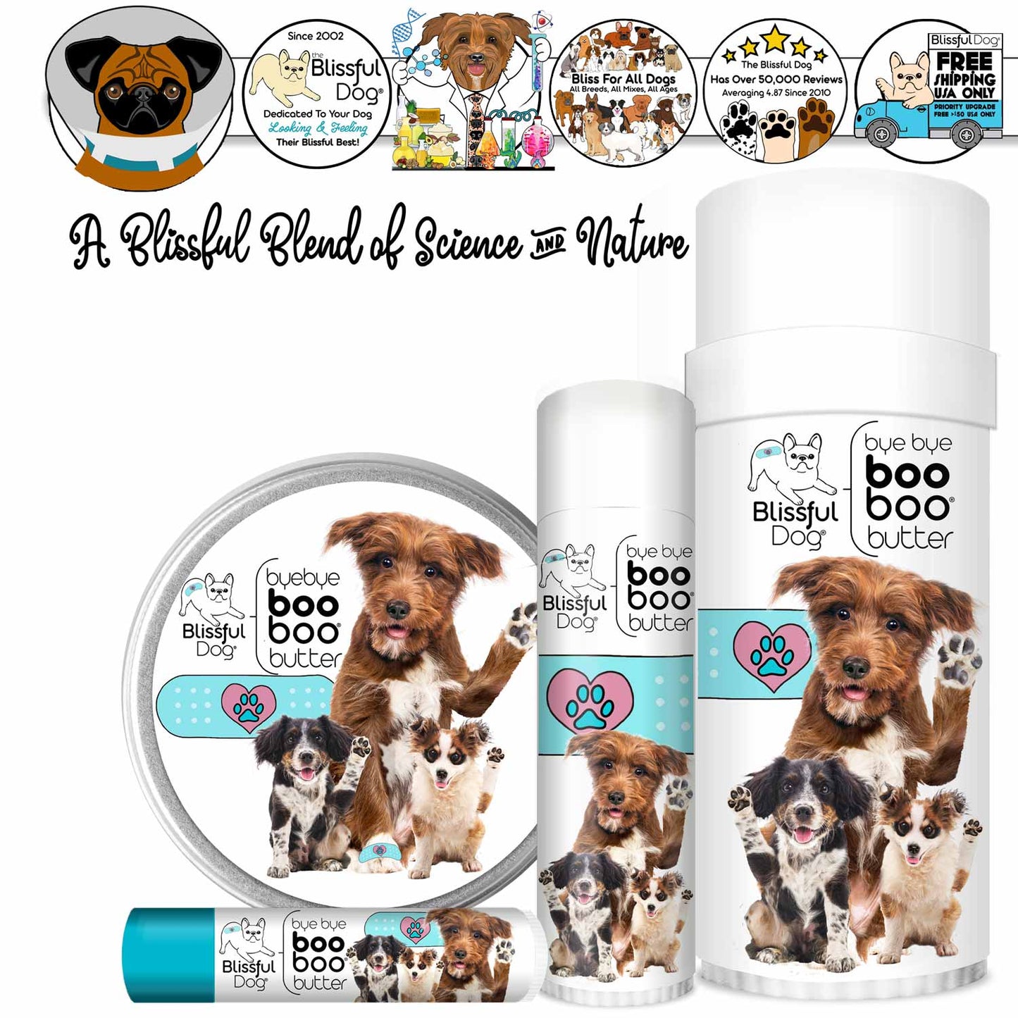 Premium Pet Guardian Gear: 3 Cute Puppies Boo Boo Butter - Sanctum Paws and Fangs