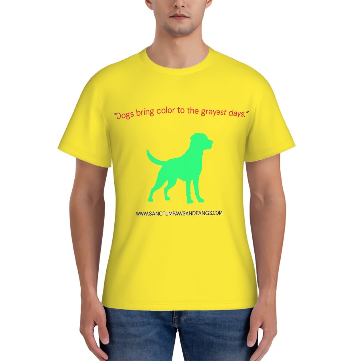 Dogs Bring Color Tee