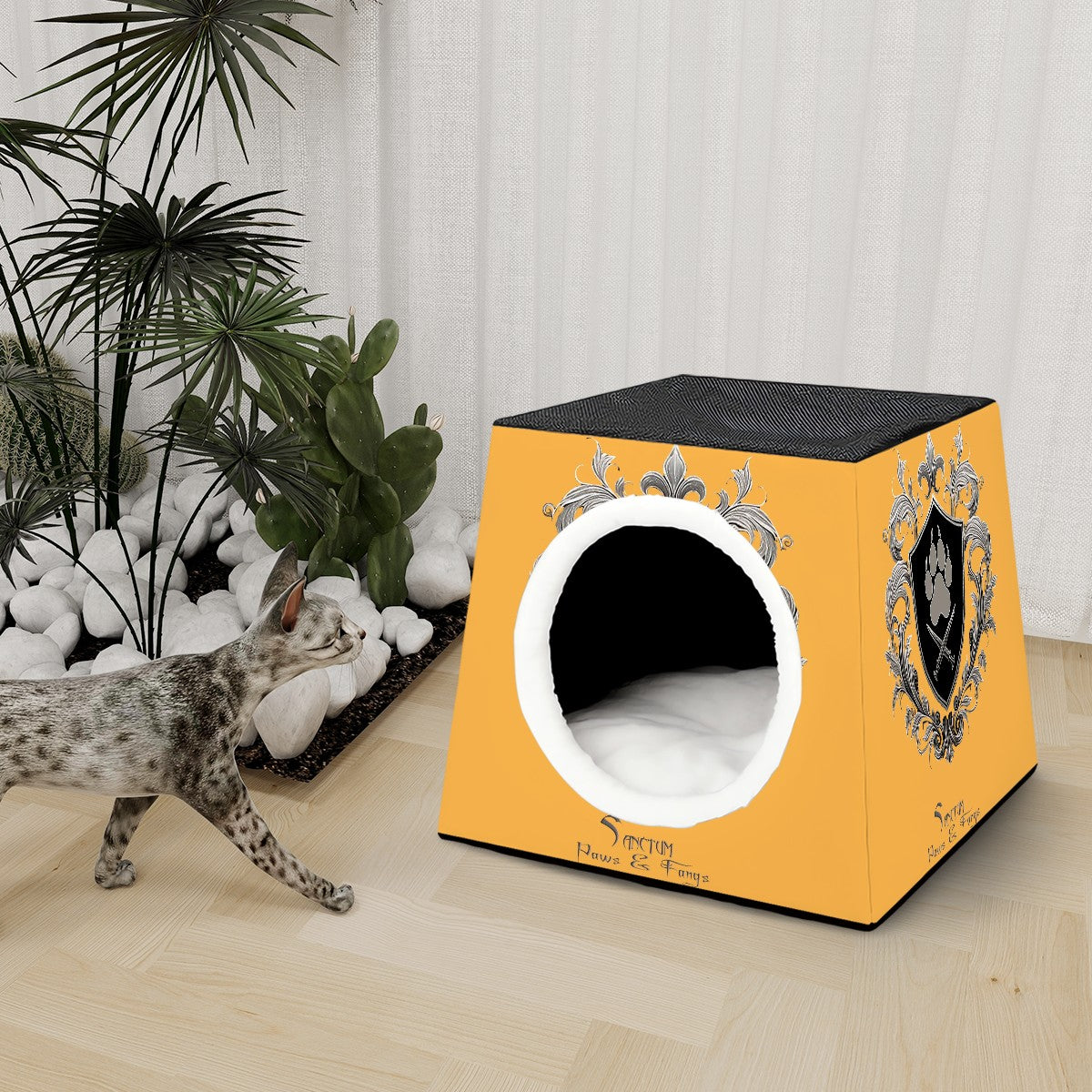 SPF Space Capsule Pet Bed - Yellow