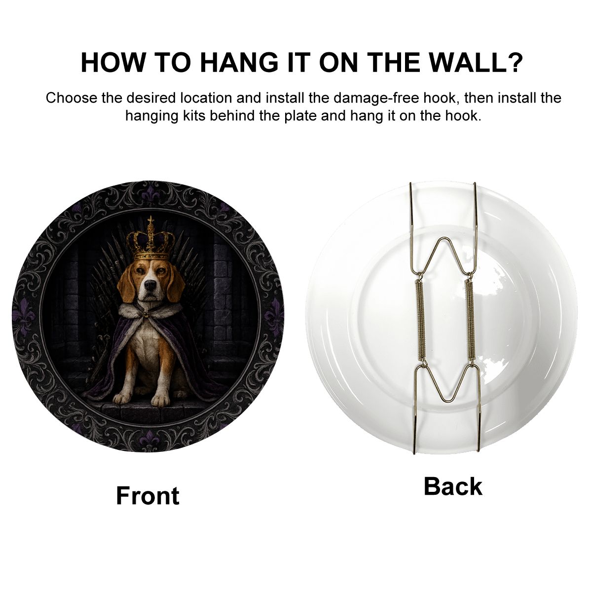 SPF Decorative Plate (Royal Collection) - Beagle 5