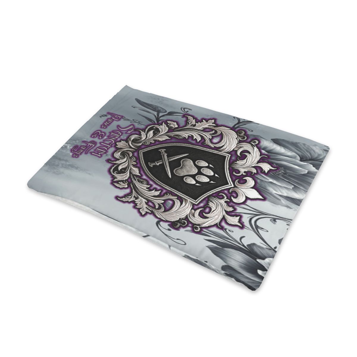 SPF Pet Cooling Mat - Flowers (White)