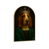 SPF Arched Canvas Prints Wall Art (Basset hound)