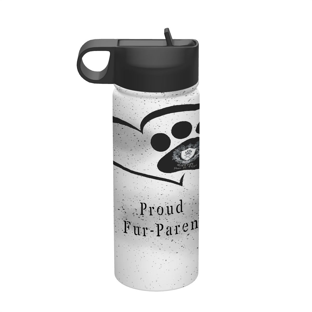 SPF Stainless Steel Vacuum Insulated Tumbler (18oz) White - Proud Fur-Parent