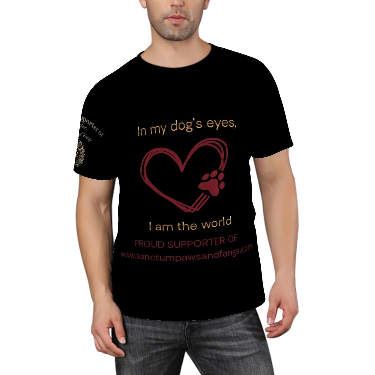 Dog Love2 (Black Tees)