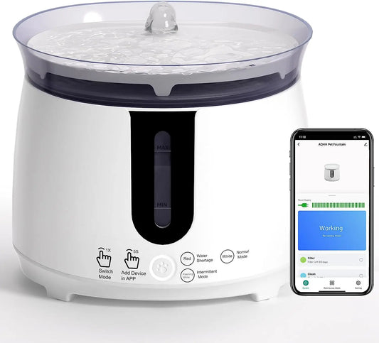 Cat Water Fountain Auto Filter Wireless Smart Pet Cat Drinker Bowl 2L Recirculate Filtring Drinker for Cats Pet Water Dispenser