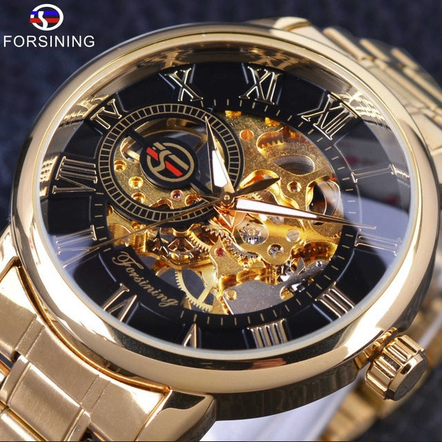 Foreign Hot Hollow Men S Genuine Colored Optional Mechanical Watch