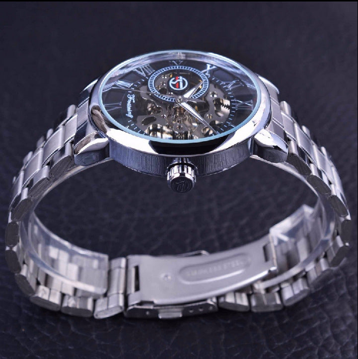 Foreign Hot Hollow Men S Genuine Colored Optional Mechanical Watch