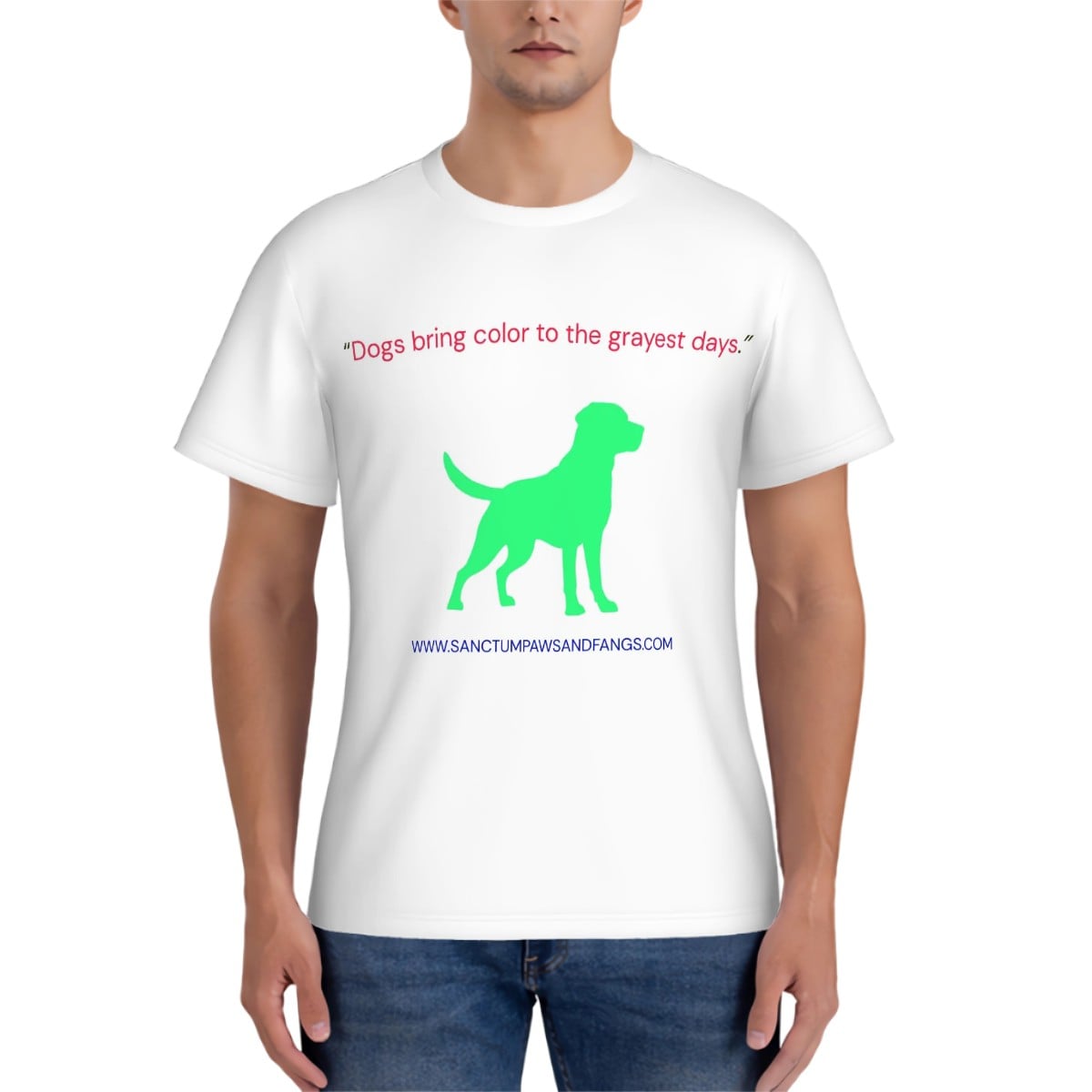 Dogs Bring Color Tee