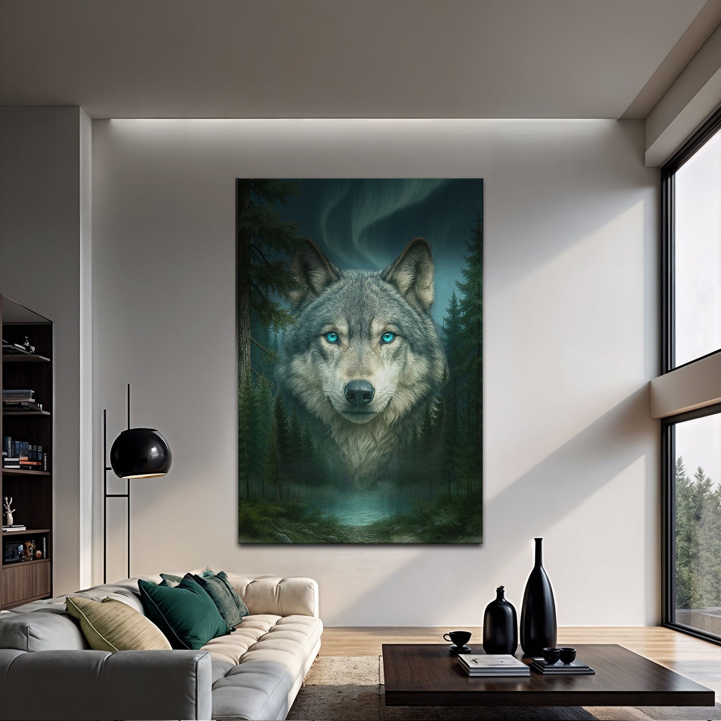 Wolf Northern Symphony Wall Art
