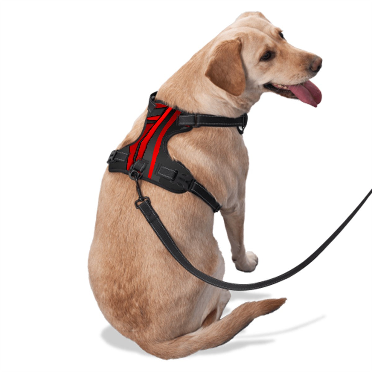 SPF Pet Harness Red & Black