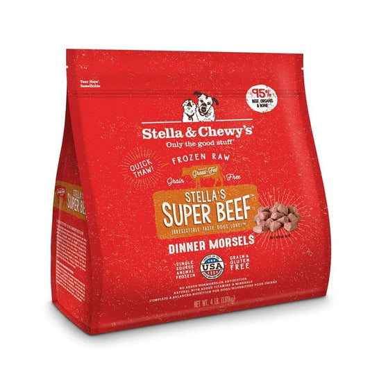 Stella & Chewy's Frozen Beef Dinner Morsels Dog Food (4lb)