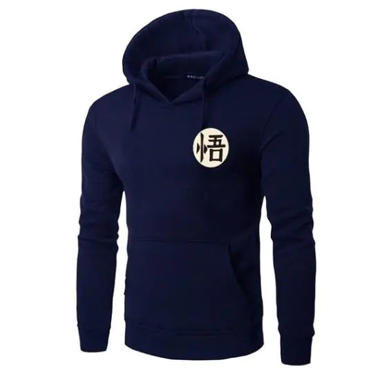 Unisex Fleece Hoodie with Dragon Ball Cartoon Design